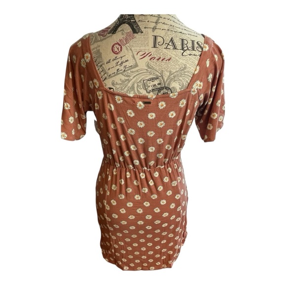 O'Neill Terracotta Floral Midi Dress - Picture 2 of 9